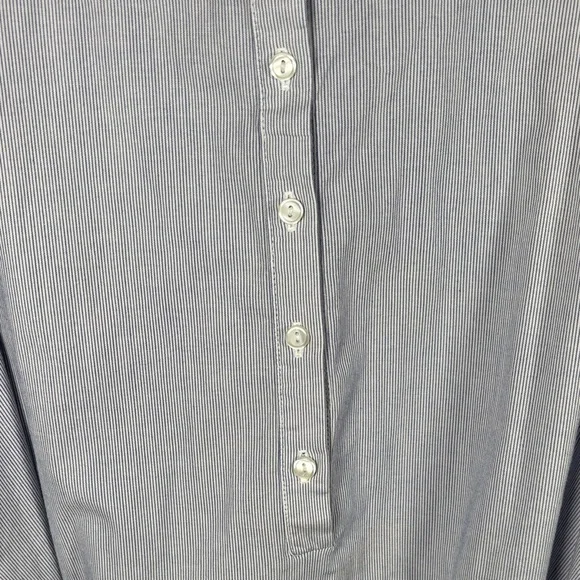 Gibon Women's Blue Ruffle Sleeve Dress SZ L - Picture 4 of 9